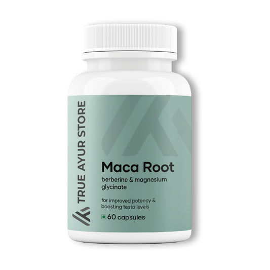 True Ayur Store Maca Root Caps (Ginseng): Powered With Magnesium & Berberine - Pack of 1